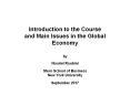Introduction to the Course and Main Issues in the Global Economy  PowerPoint PPT Presentation