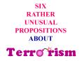 International Terrorism and Lightning PowerPoint PPT Presentation