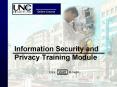 Information Security and Privacy Training Module PowerPoint PPT Presentation