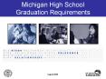 Michigan High School Graduation Requirements PowerPoint PPT Presentation