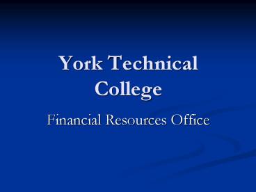York Technical College