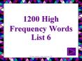 1200 High Frequency Words PowerPoint PPT Presentation