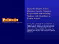 Primer for Charter School Operators: Special Education Requirements and Including Students with Disa PowerPoint PPT Presentation