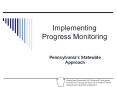 Implementing Progress Monitoring PowerPoint PPT Presentation