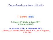 Deconfined quantum criticality