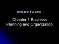 Chapter 1 Business Planning and Organization PowerPoint PPT Presentation
