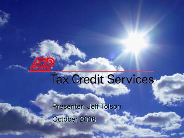 Presenter: Jeff Tolson