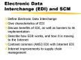 Electronic Data Interchange (EDI) and SCM PowerPoint PPT Presentation