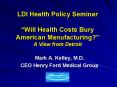 LDI Health Policy Seminar  PowerPoint PPT Presentation