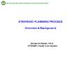 STRATEGIC PLANNING PROCESS PowerPoint PPT Presentation