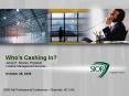 Whos Cashing In PowerPoint PPT Presentation