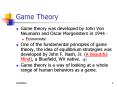 Game Theory PowerPoint PPT Presentation