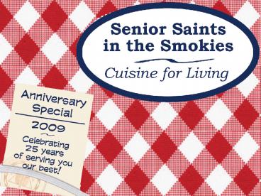 Senior Saints in the Smokies