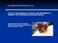 Test Accommodations for Students with Disabilities in Virginias Accountability Assessment System PowerPoint PPT Presentation
