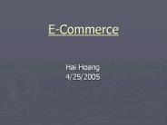 E-Commerce