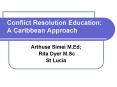 Conflict Resolution Education: A Caribbean Approach PowerPoint PPT Presentation
