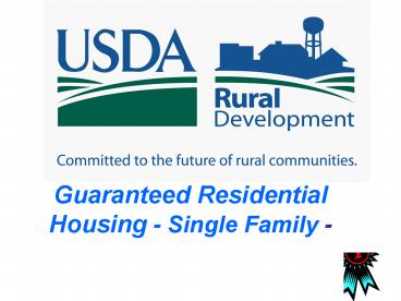 Guaranteed Residential Housing Single Family
