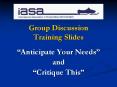 Group Discussion Training Slides PowerPoint PPT Presentation