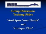 Group Discussion Training Slides
