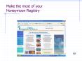 Make the most of your Honeymoon Registry PowerPoint PPT Presentation