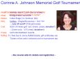 Corinne A' Johnson Memorial Golf Tournament PowerPoint PPT Presentation