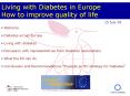 Living with Diabetes in Europe PowerPoint PPT Presentation