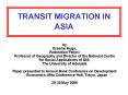 TRANSIT MIGRATION IN ASIA PowerPoint PPT Presentation