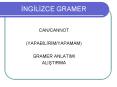 INGILIZCE GRAMER PowerPoint PPT Presentation