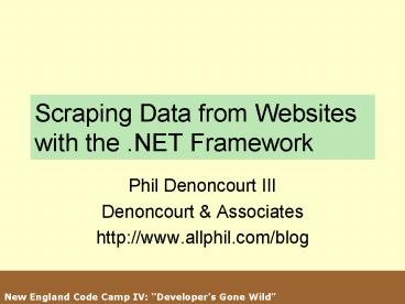 presentation player overlay
