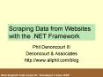 Scraping Data from Websites with the 'NET Framework PowerPoint PPT Presentation