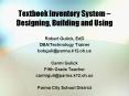 Textbook Inventory System Designing, Building and Using PowerPoint PPT Presentation