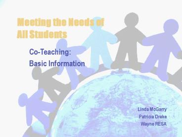 Co-Teaching Approaches