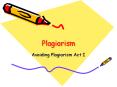 Plagiarism PowerPoint PPT Presentation
