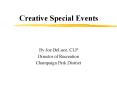 Creative Special Events PowerPoint PPT Presentation