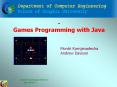 240-492 Games Programming with Java PowerPoint PPT Presentation