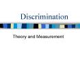 Discrimination PowerPoint PPT Presentation