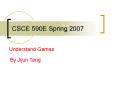 CSCE 590E Spring 2007 PowerPoint PPT Presentation