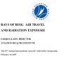 RAYS%20OF%20RISK:%20AIR%20TRAVEL PowerPoint PPT Presentation