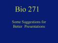 Bio 271 PowerPoint PPT Presentation