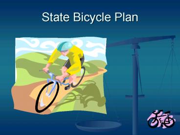 State Bicycle Plan
