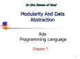 Ada Programming Language PowerPoint PPT Presentation