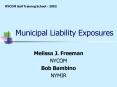 Municipal Liability Exposures PowerPoint PPT Presentation