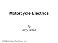 Motorcycle Electrics PowerPoint PPT Presentation