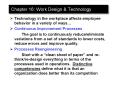 Chapter 16: Work Design PowerPoint PPT Presentation