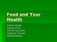 Food and Your Health PowerPoint PPT Presentation
