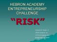 HEBRON ACADEMY ENTREPRENEURSHIP CHALLENGE PowerPoint PPT Presentation