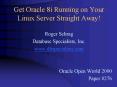 Get Oracle 8i Running on Your Linux Server Straight Away! PowerPoint PPT Presentation