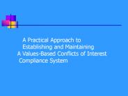 A Practical Approach to