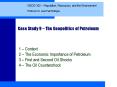 Case Study 9 The Geopolitics of Petroleum PowerPoint PPT Presentation