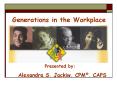 Generations in the Workplace PowerPoint PPT Presentation